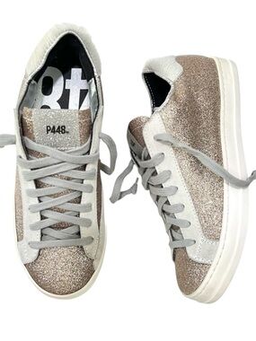 NEW P448 John Sneaker in Glitter Yeti